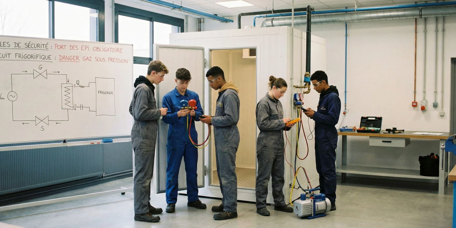 Outillage Bac Pro MFER : Équipements et Outils Essentiels pour l'Atelier Froid