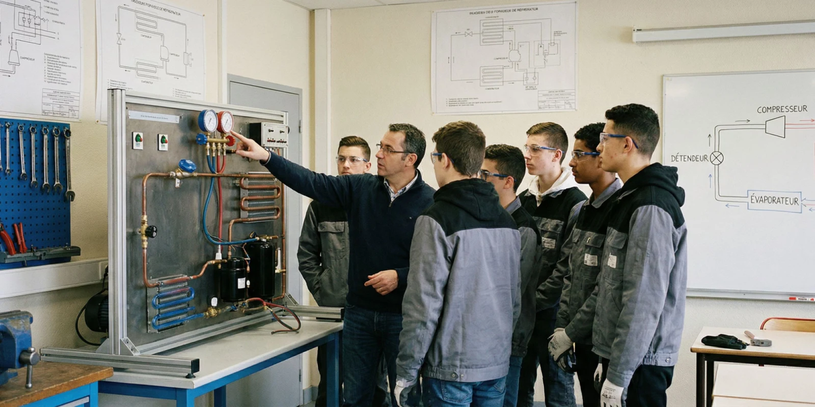 Programme Bac Pro MFER en 1ère Année : Matières, Ateliers Pratiques et Stages